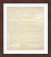 Framed Constitution of the United States II