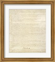 Framed Constitution of the United States II