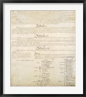 Framed Constitution of the United States IV