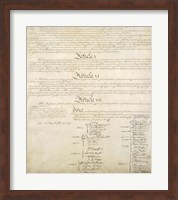 Framed Constitution of the United States IV