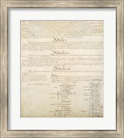 Framed Constitution of the United States IV