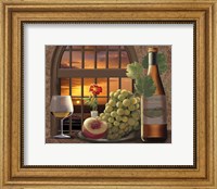 Framed Pinot Noir At Sunset