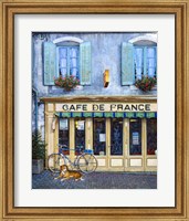 Framed Cafe De France