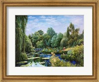 Framed Monet Garden I