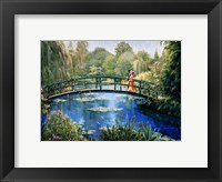Framed Monet Garden II