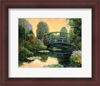 Framed Monet Garden III