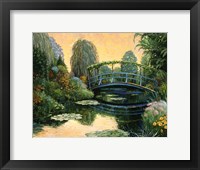 Framed Monet Garden III