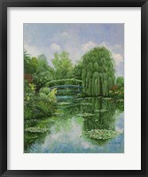 Framed Monet Garden IV