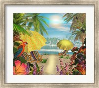 Framed Tropical Delight