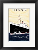 Framed Titanic Poster