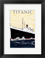 Framed Titanic Poster