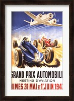 Framed Grand Prix Automobile Nimes