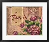 Family Framed Print