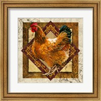 Framed 'Mother Hen' border=