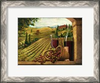 Framed Vineyard Window