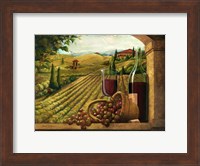 Framed Vineyard Window