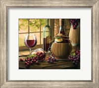 Framed Wine By The Window I