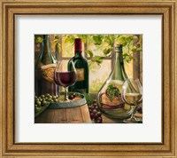 Framed Wine By The Window II