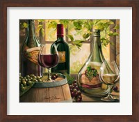 Framed Wine By The Window II