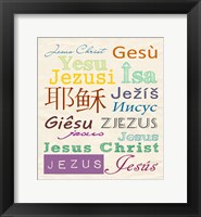 Framed Jesus in Different Languages