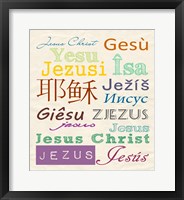 Framed Jesus in Different Languages