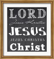 Framed Lord Jesus Christ