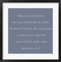 Framed Revelation 5:5