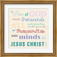 Framed Peace of God