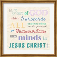 Framed Peace of God