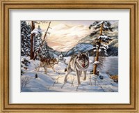 Framed Winter Hunt