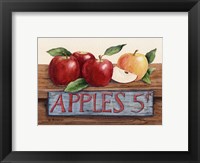 Framed Apples 5 Cents