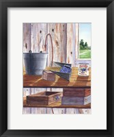 Framed Blueberry Rake