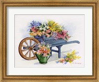 Framed Flower Cart