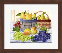 Framed Grapes & Pears