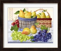 Framed Grapes & Pears