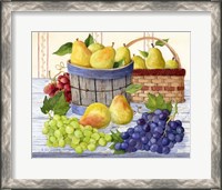 Framed Grapes & Pears