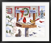 Framed Pine River Farm
