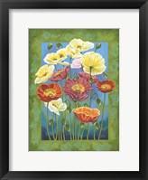 Bouquet in Border I Framed Print