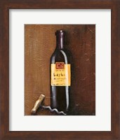 Framed Rustic Wine I