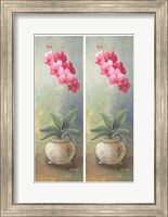 Framed 2-Up Orchid Vertical