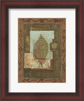 Framed Leaf Quartet I