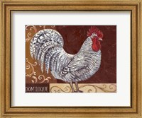 Framed Rustic Roosters I
