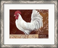 Framed Rustic Roosters IV