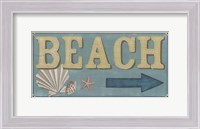 Framed Shoreline Signs III