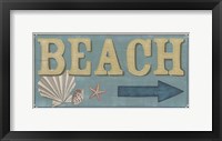 Shoreline Signs III Framed Print