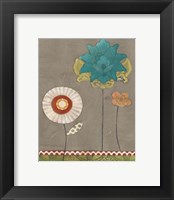 Petal Patterns IX Framed Print