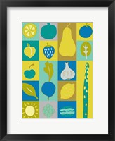 Veggie Blocks I Framed Print