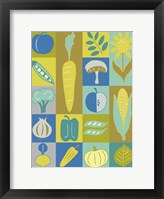 Veggie Blocks II Framed Print
