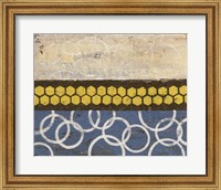 Framed Honey Comb Abstract I