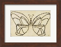 Framed Butterfly Armature